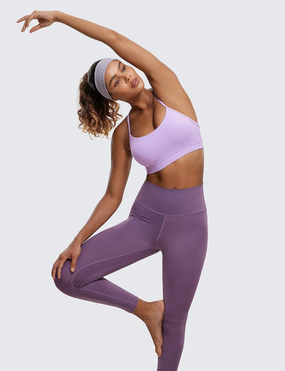 Butterluxe Y Back Sports Bras | Light Support, Removable Pads, Yoga, Extremely Soft, Scoop Neck, Spaghetti Strap, for Women