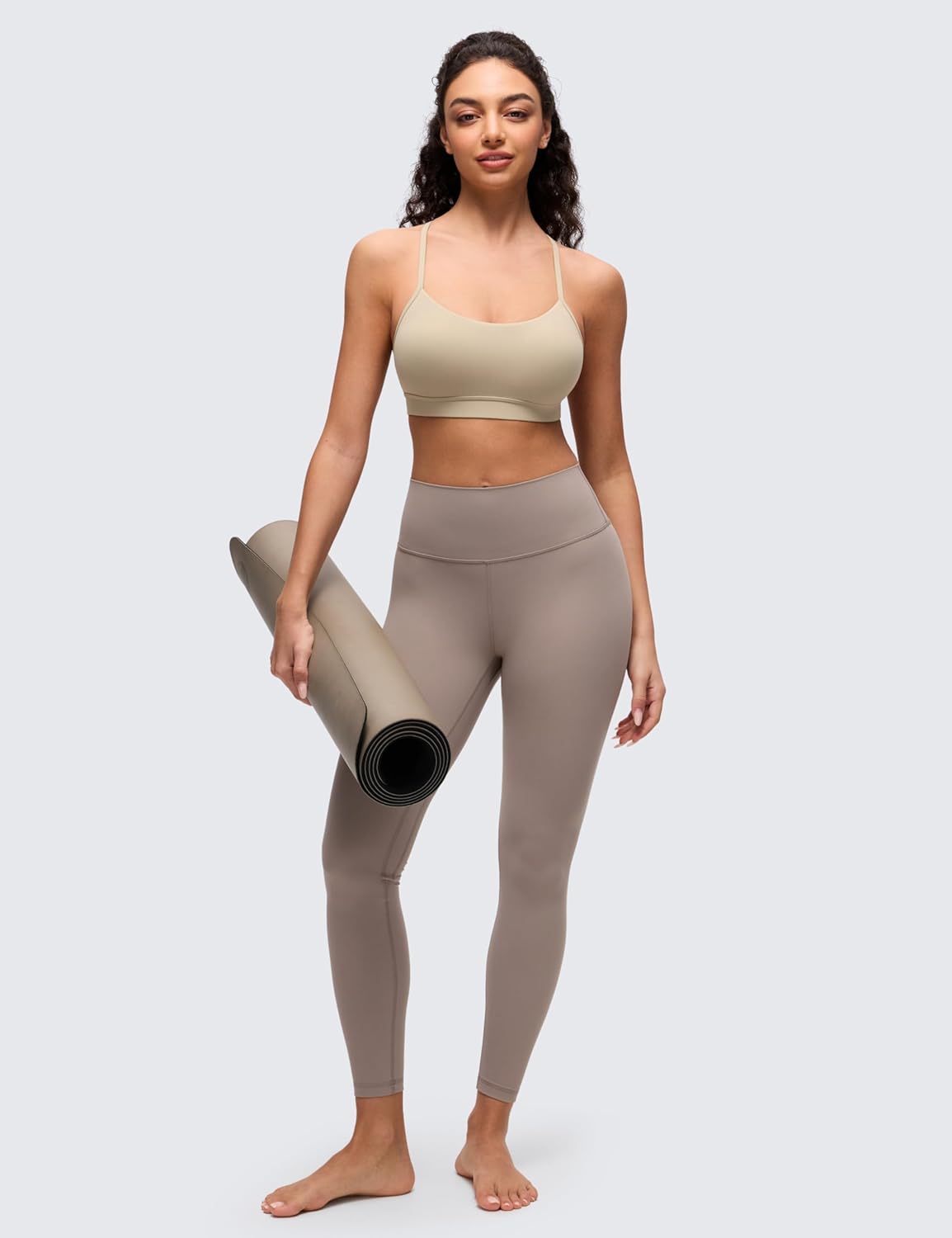 Butterluxe Y Back Sports Bras | Light Support, Removable Pads, Yoga, Extremely Soft, Scoop Neck, Spaghetti Strap, for Women