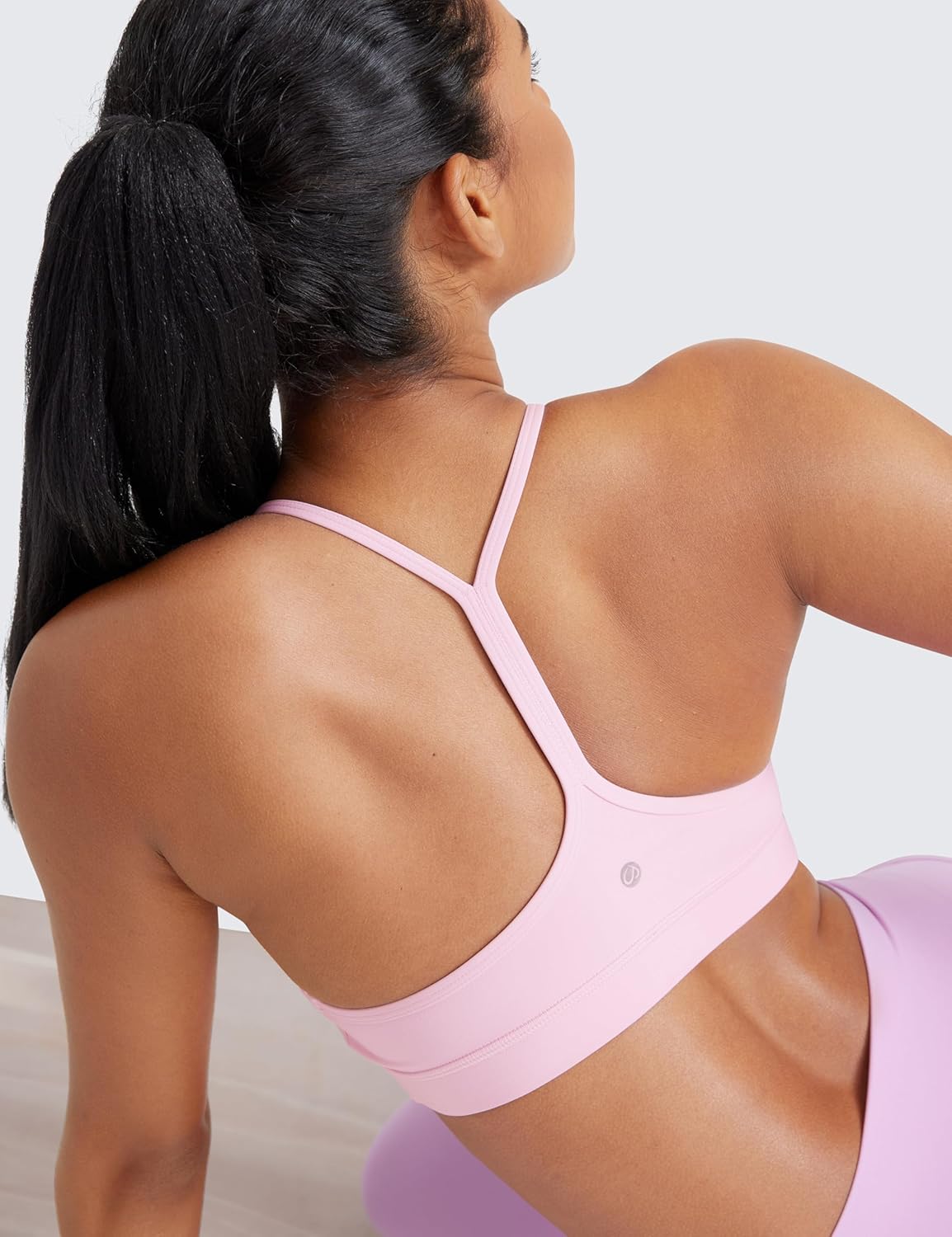 Butterluxe Y Back Sports Bras | Light Support, Removable Pads, Yoga, Extremely Soft, Scoop Neck, Spaghetti Strap, for Women