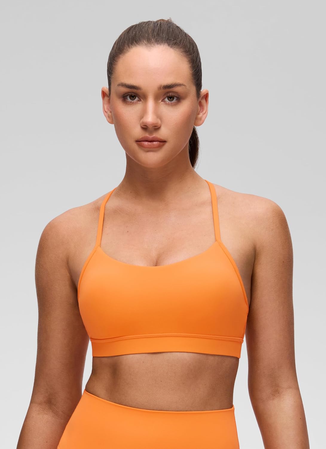 Butterluxe Y Back Sports Bras | Light Support, Removable Pads, Yoga, Extremely Soft, Scoop Neck, Spaghetti Strap, for Women
