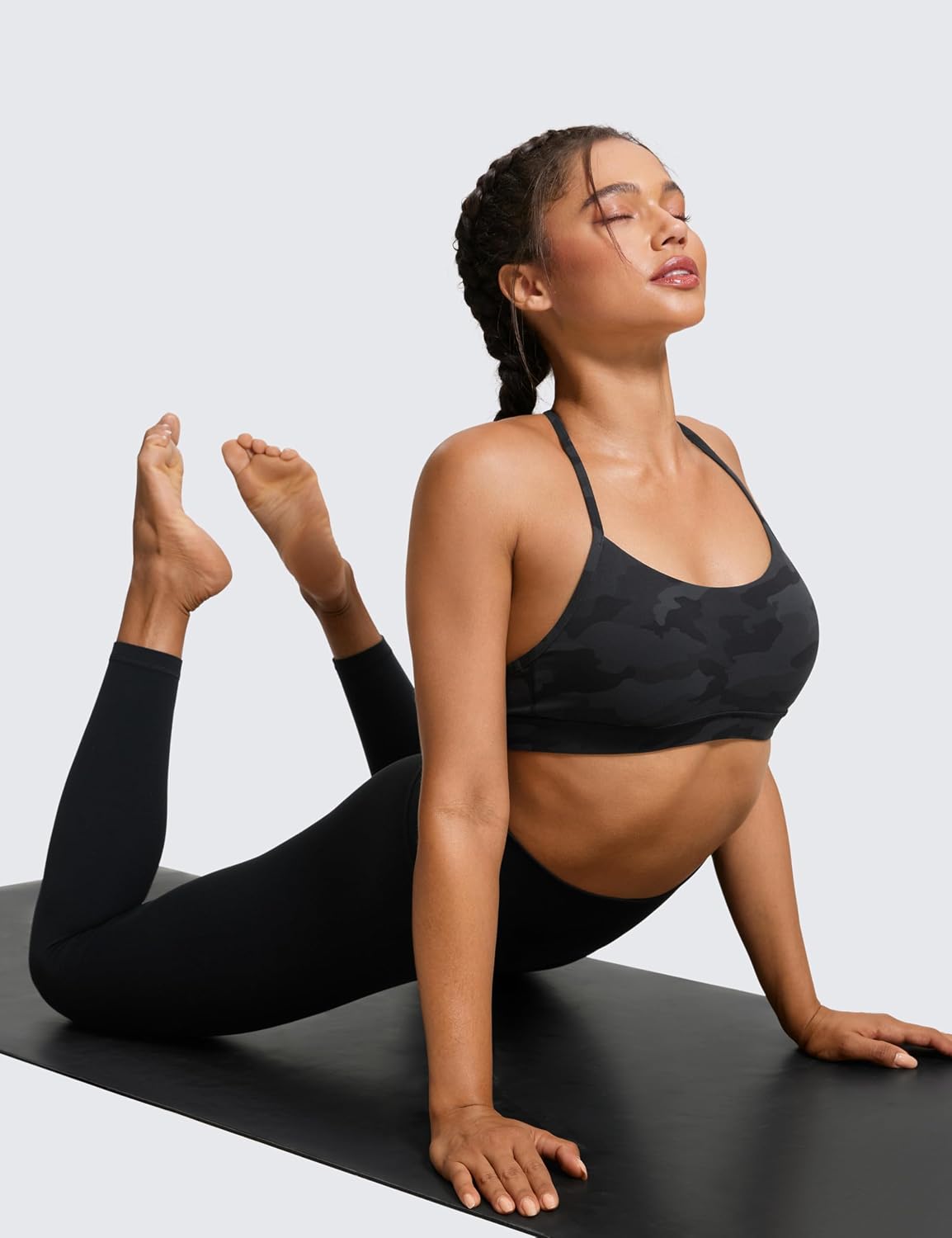 Butterluxe Y Back Sports Bras | Light Support, Removable Pads, Yoga, Extremely Soft, Scoop Neck, Spaghetti Strap, for Women