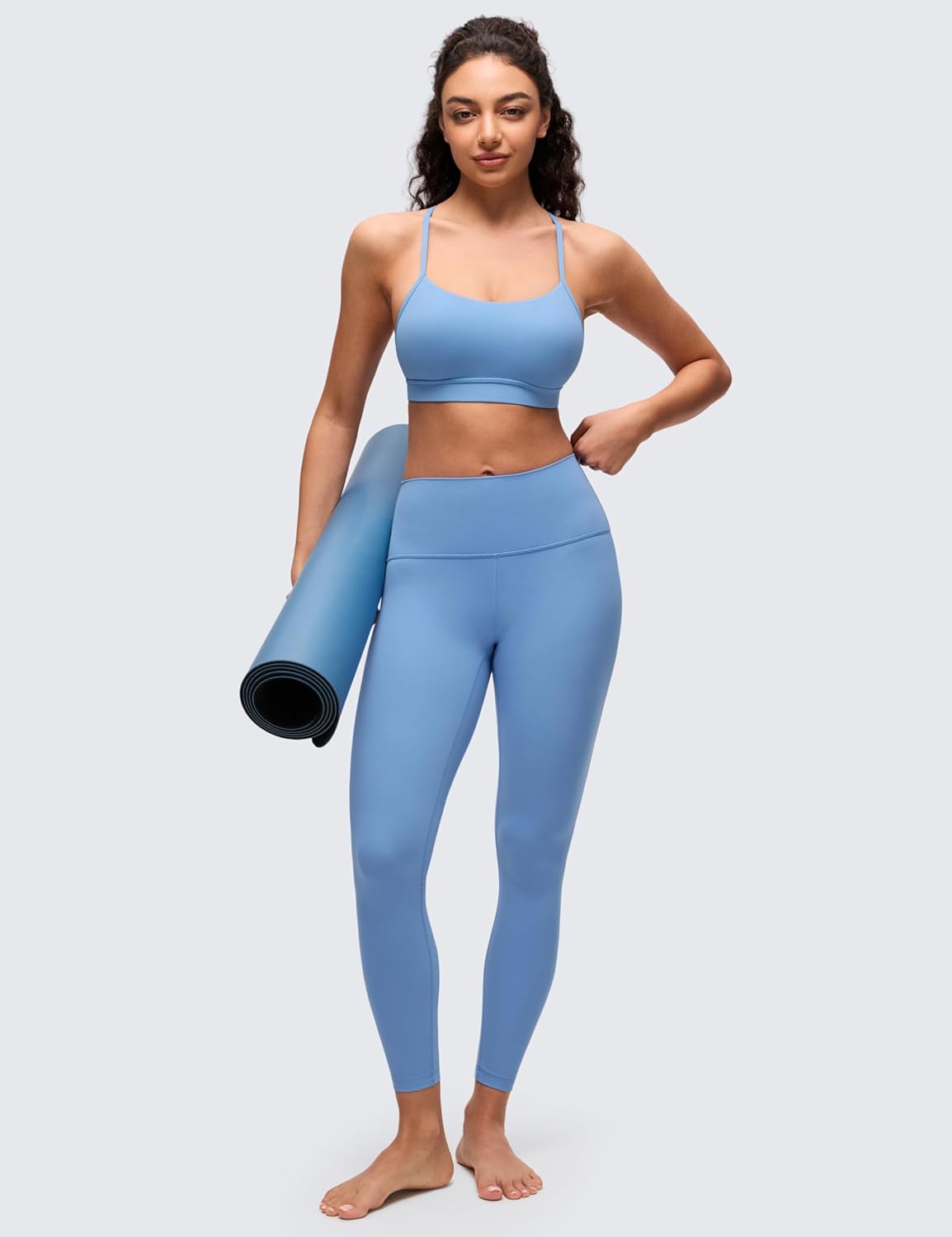 Butterluxe Y Back Sports Bras | Light Support, Removable Pads, Yoga, Extremely Soft, Scoop Neck, Spaghetti Strap, for Women