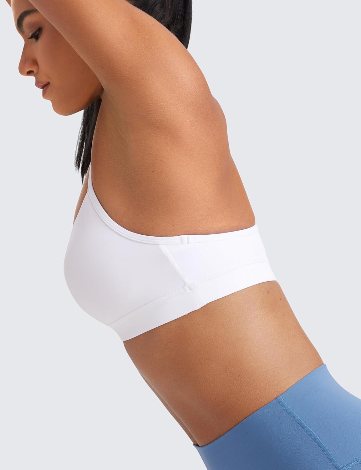 Butterluxe Y Back Sports Bras | Light Support, Removable Pads, Yoga, Extremely Soft, Scoop Neck, Spaghetti Strap, for Women