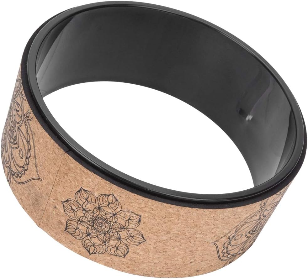 High Density PU Rubber Yoga Wheel for Stretching and Flexibility to Help Back Aches and Tension, Tear, Flexible Roller Designed, Extend Premium Back Roller