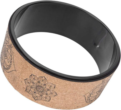 High Density PU Rubber Yoga Wheel for Stretching and Flexibility to Help Back Aches and Tension, Tear, Flexible Roller Designed, Extend Premium Back Roller