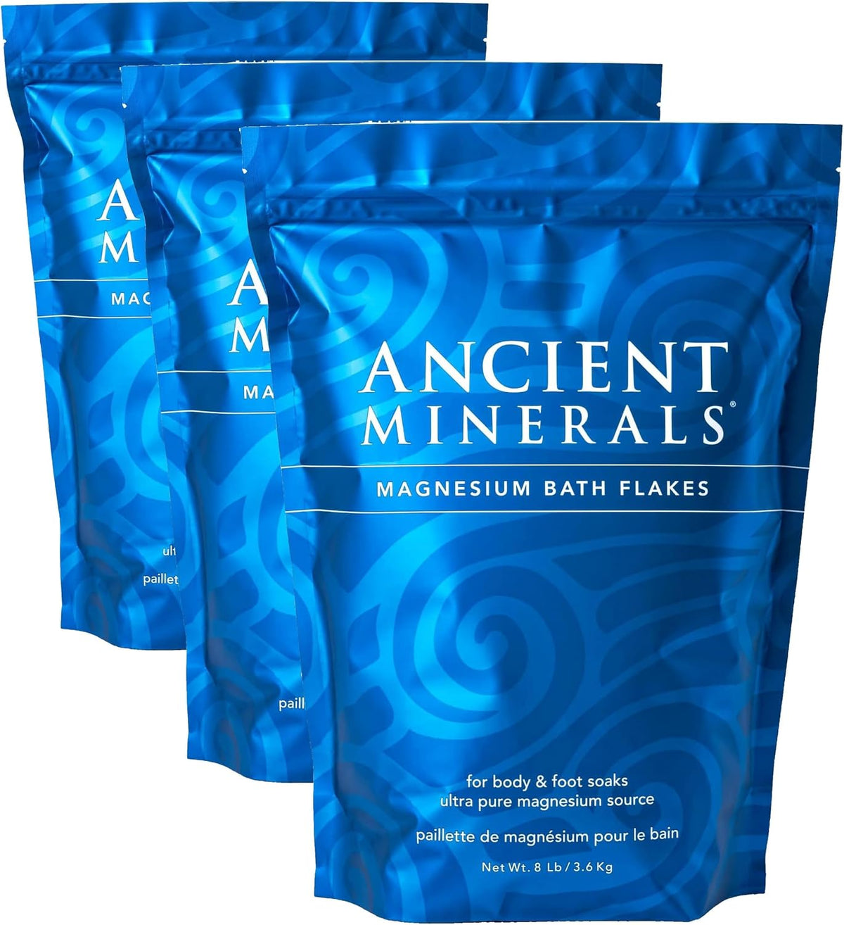 Magnesium Bath Flakes, Epsom Salt Alternative, 1.65lb