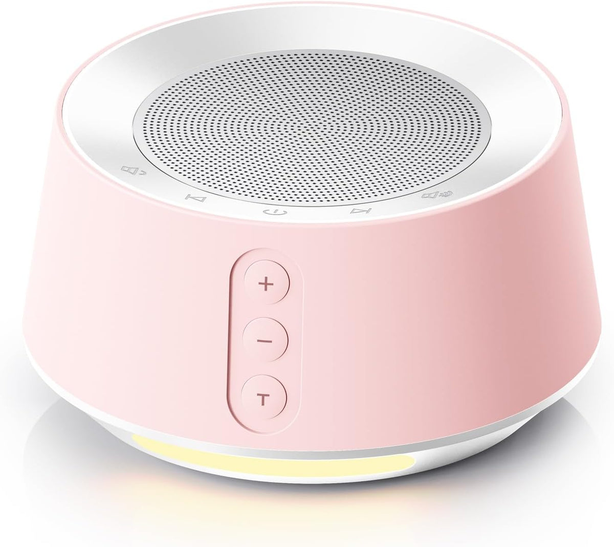 White Noise Sound Machine with 20 Soothing Sounds, 10 Colors Night Light Sleep Machines Home Office Travel, 5 Timers and Memory Feature Sound Machine for Nursery Baby Kids Adults (White)