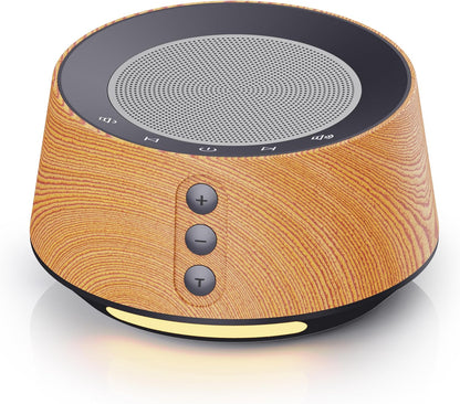 White Noise Sound Machine with 20 Soothing Sounds, 10 Colors Night Light Sleep Machines Home Office Travel, 5 Timers and Memory Feature Sound Machine for Nursery Baby Kids Adults (White)