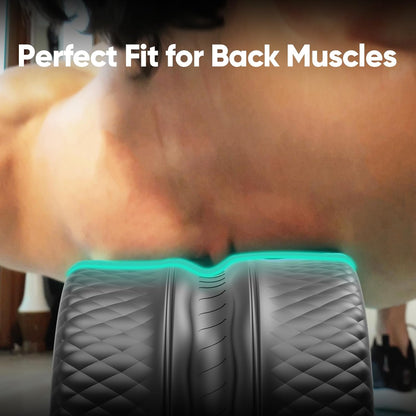 Back Roller - Deep Tissue Massage Wheel, Yoga Wheel & Back Stretcher for Pain Relief