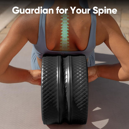 Back Roller - Deep Tissue Massage Wheel, Yoga Wheel & Back Stretcher for Pain Relief