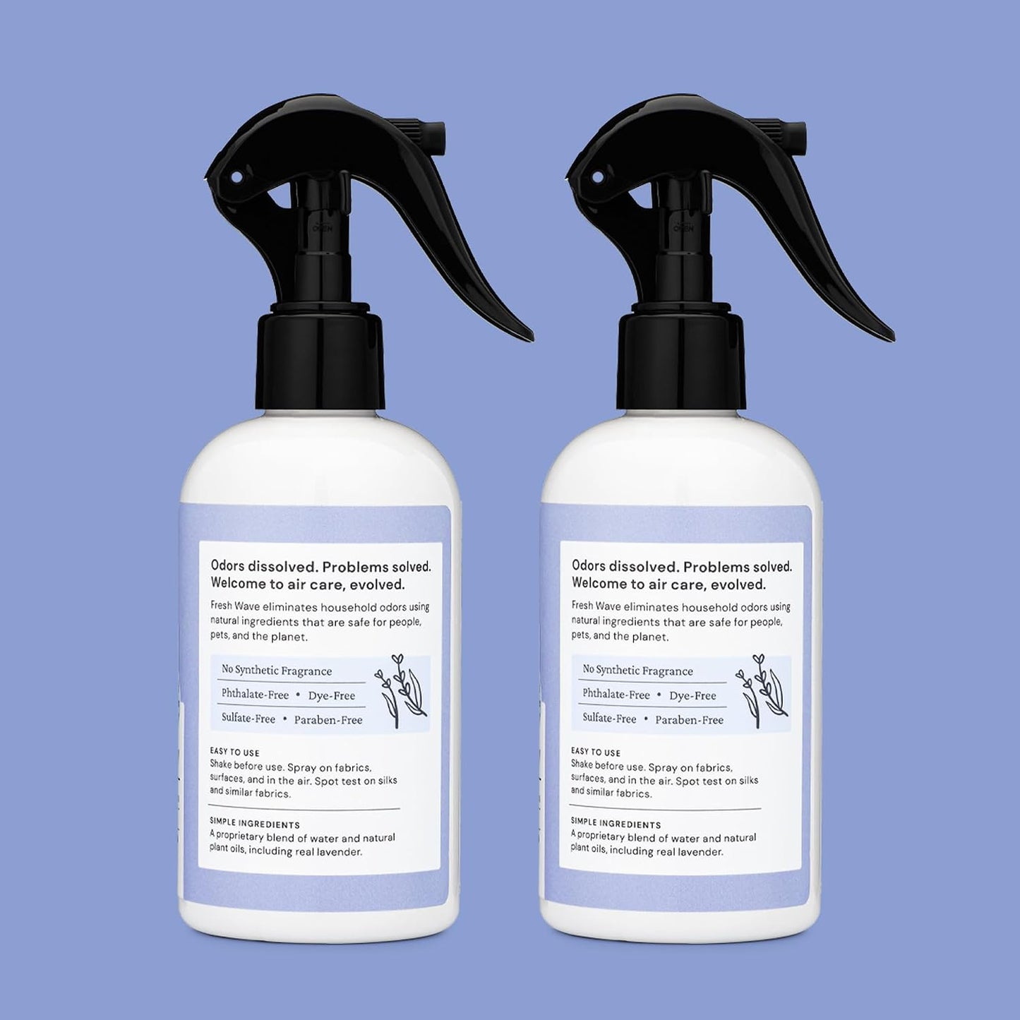 Lavender Room and Fabric Air Freshener Spray, 2-Pk, 8 oz