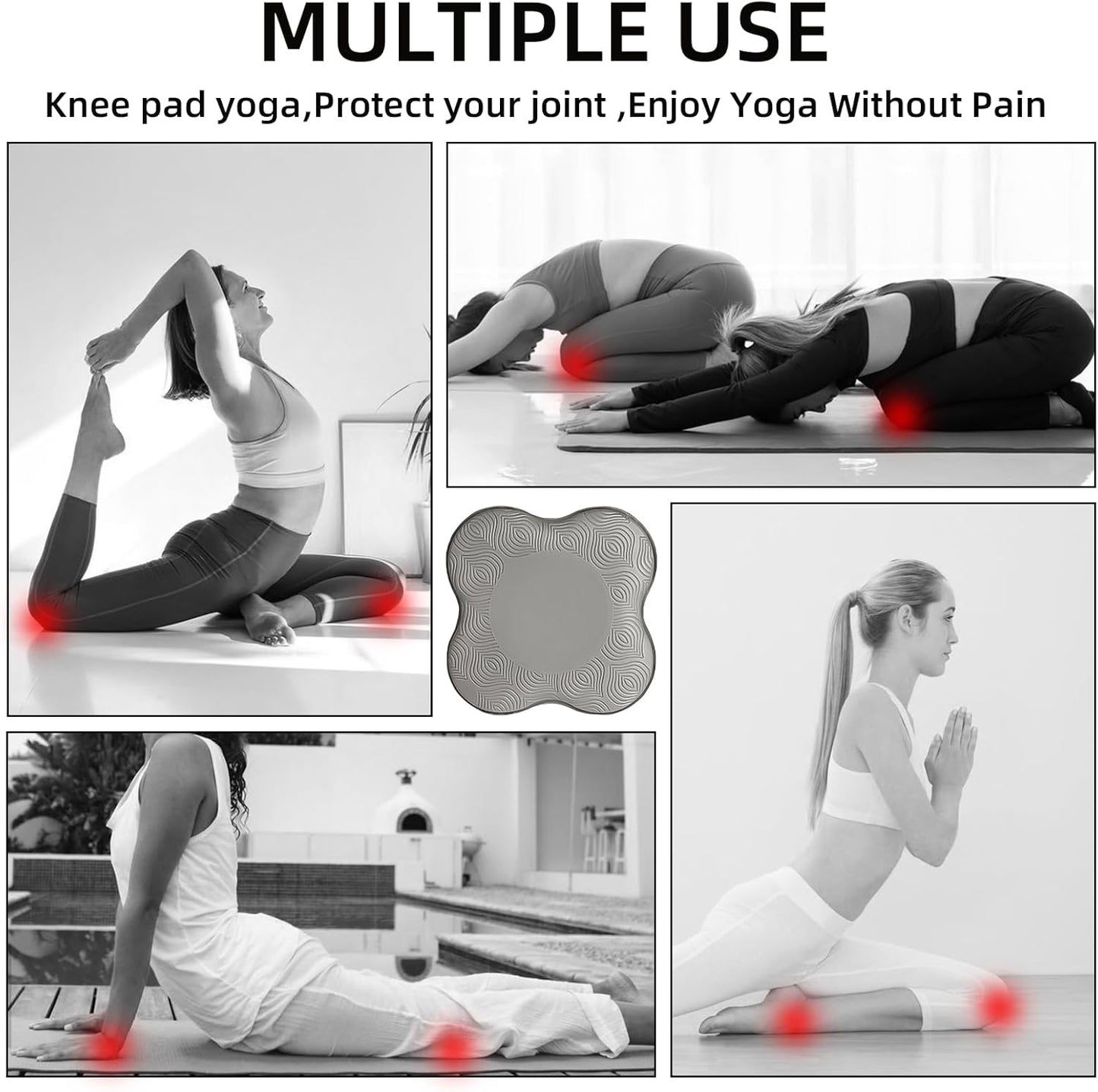 2 packs Yoga Knee Pad Mats Extra Thick for Knees Elbows Wrist Hands Head Foam Pilates Kneeling pad Yoga Knee Cushion Thick Exercise Pads for Knees Elbows Wrist Hands Head Foam Pilates Kneeling pad，Support Foam Pads for Women and Men