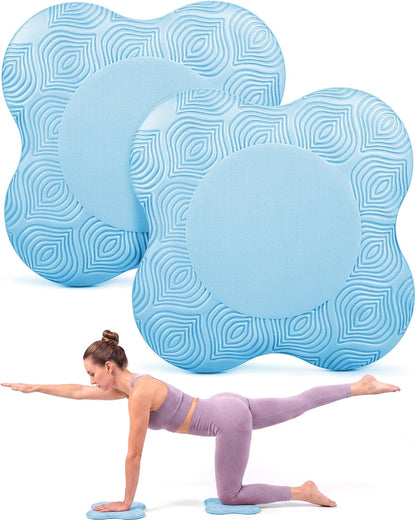 2 packs Yoga Knee Pad Mats Extra Thick for Knees Elbows Wrist Hands Head Foam Pilates Kneeling pad Yoga Knee Cushion Thick Exercise Pads for Knees Elbows Wrist Hands Head Foam Pilates Kneeling pad，Support Foam Pads for Women and Men