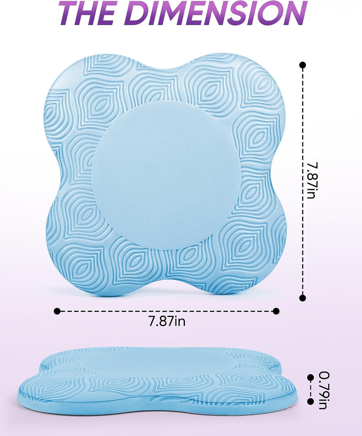 2 packs Yoga Knee Pad Mats Extra Thick for Knees Elbows Wrist Hands Head Foam Pilates Kneeling pad Yoga Knee Cushion Thick Exercise Pads for Knees Elbows Wrist Hands Head Foam Pilates Kneeling pad，Support Foam Pads for Women and Men