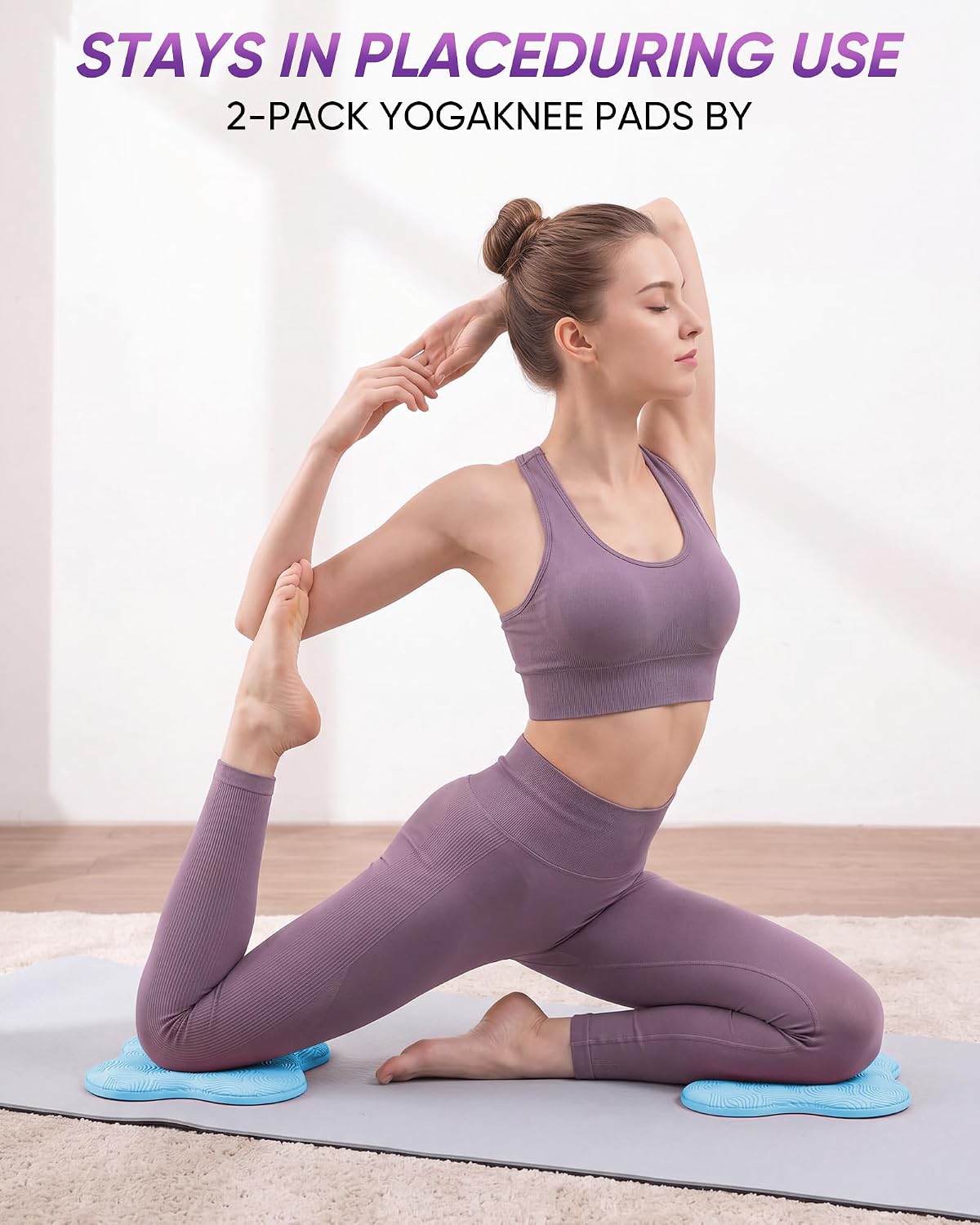 2 packs Yoga Knee Pad Mats Extra Thick for Knees Elbows Wrist Hands Head Foam Pilates Kneeling pad Yoga Knee Cushion Thick Exercise Pads for Knees Elbows Wrist Hands Head Foam Pilates Kneeling pad，Support Foam Pads for Women and Men