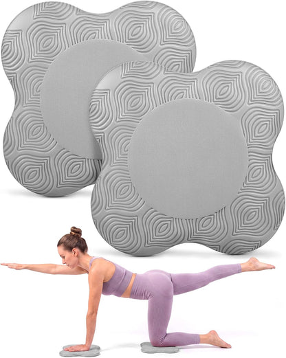 2 packs Yoga Knee Pad Mats Extra Thick for Knees Elbows Wrist Hands Head Foam Pilates Kneeling pad Yoga Knee Cushion Thick Exercise Pads for Knees Elbows Wrist Hands Head Foam Pilates Kneeling pad，Support Foam Pads for Women and Men