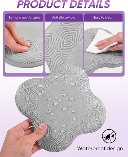 2 packs Yoga Knee Pad Mats Extra Thick for Knees Elbows Wrist Hands Head Foam Pilates Kneeling pad Yoga Knee Cushion Thick Exercise Pads for Knees Elbows Wrist Hands Head Foam Pilates Kneeling pad，Support Foam Pads for Women and Men