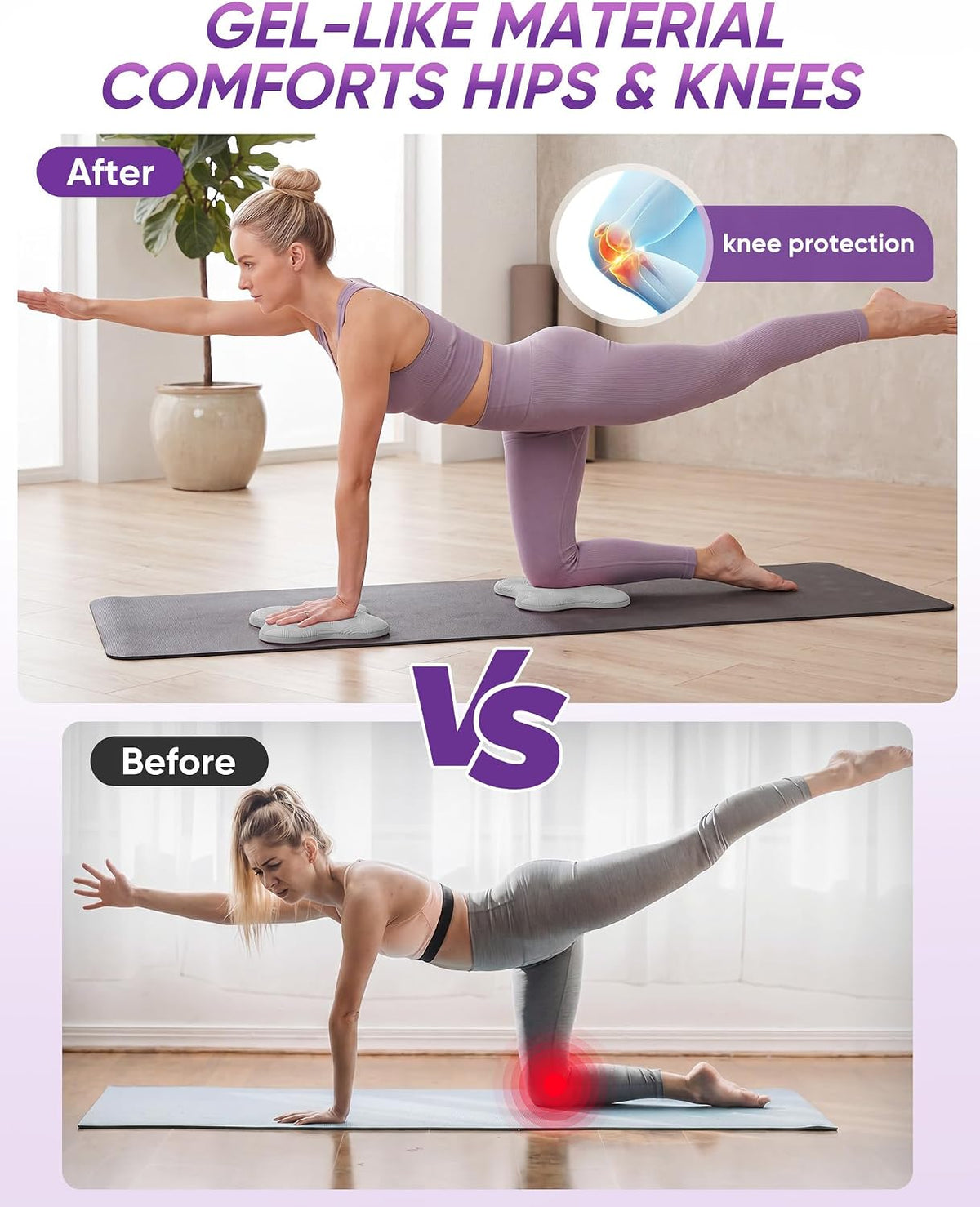2 packs Yoga Knee Pad Mats Extra Thick for Knees Elbows Wrist Hands Head Foam Pilates Kneeling pad Yoga Knee Cushion Thick Exercise Pads for Knees Elbows Wrist Hands Head Foam Pilates Kneeling pad，Support Foam Pads for Women and Men