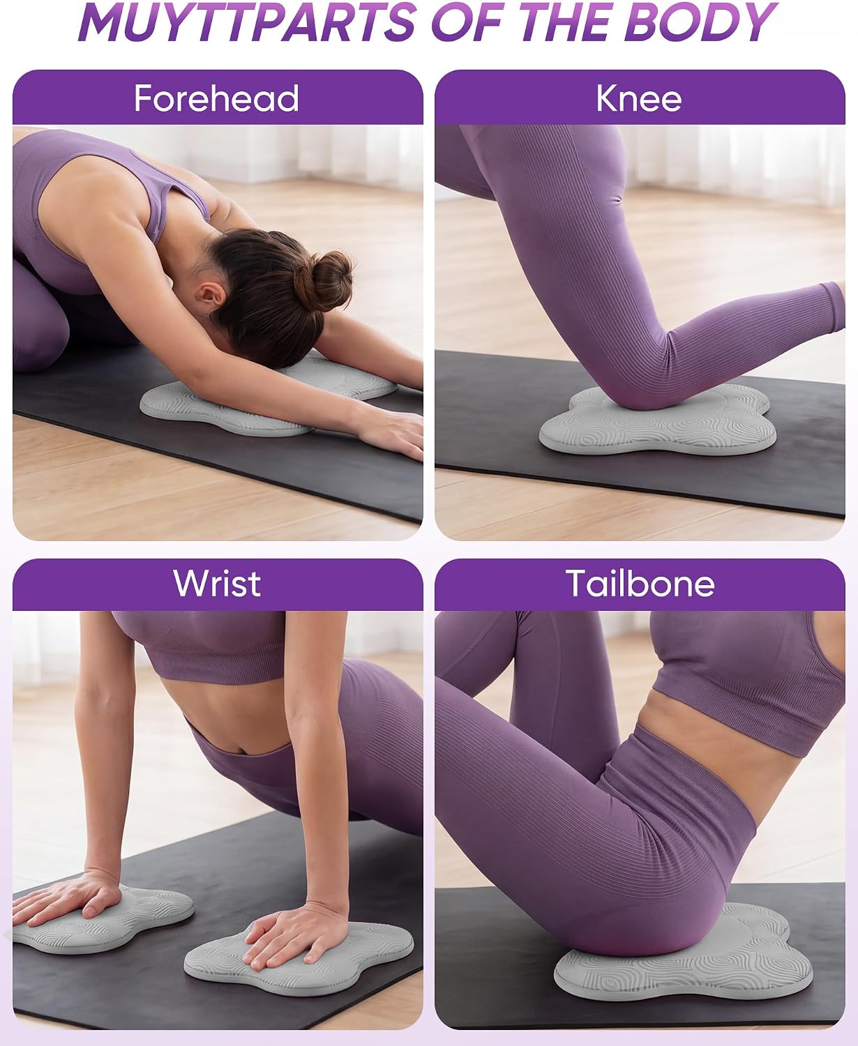 2 packs Yoga Knee Pad Mats Extra Thick for Knees Elbows Wrist Hands Head Foam Pilates Kneeling pad Yoga Knee Cushion Thick Exercise Pads for Knees Elbows Wrist Hands Head Foam Pilates Kneeling pad，Support Foam Pads for Women and Men
