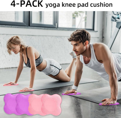 2 packs Yoga Knee Pad Mats Extra Thick for Knees Elbows Wrist Hands Head Foam Pilates Kneeling pad Yoga Knee Cushion Thick Exercise Pads for Knees Elbows Wrist Hands Head Foam Pilates Kneeling pad，Support Foam Pads for Women and Men