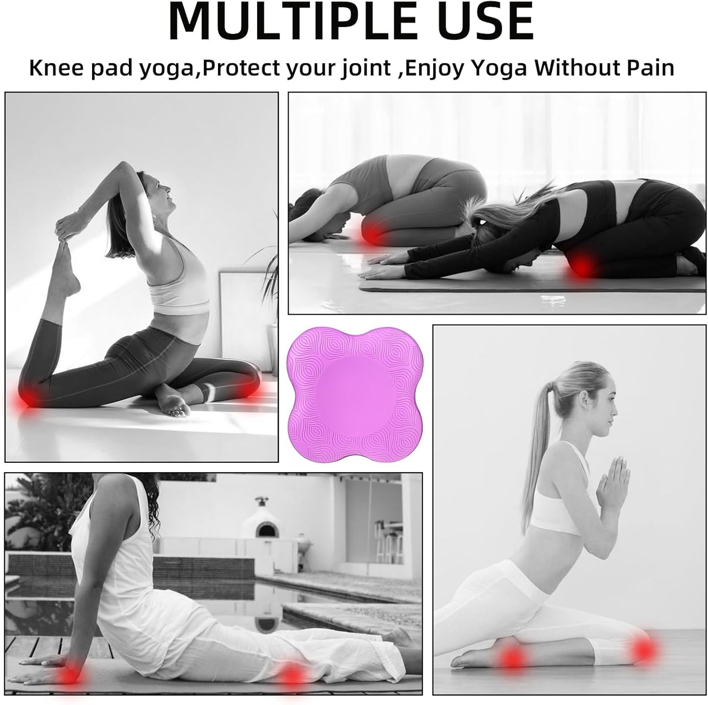 2 packs Yoga Knee Pad Mats Extra Thick for Knees Elbows Wrist Hands Head Foam Pilates Kneeling pad Yoga Knee Cushion Thick Exercise Pads for Knees Elbows Wrist Hands Head Foam Pilates Kneeling pad，Support Foam Pads for Women and Men
