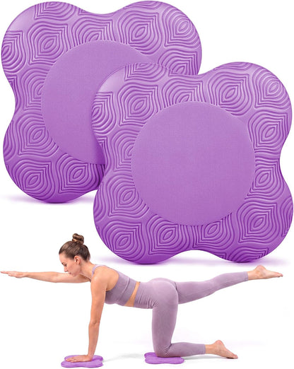 2 packs Yoga Knee Pad Mats Extra Thick for Knees Elbows Wrist Hands Head Foam Pilates Kneeling pad Yoga Knee Cushion Thick Exercise Pads for Knees Elbows Wrist Hands Head Foam Pilates Kneeling pad，Support Foam Pads for Women and Men