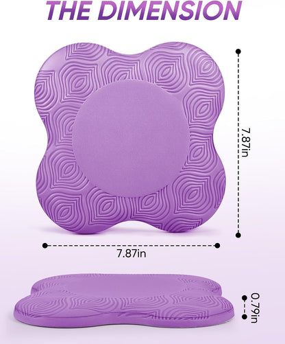 2 packs Yoga Knee Pad Mats Extra Thick for Knees Elbows Wrist Hands Head Foam Pilates Kneeling pad Yoga Knee Cushion Thick Exercise Pads for Knees Elbows Wrist Hands Head Foam Pilates Kneeling pad，Support Foam Pads for Women and Men
