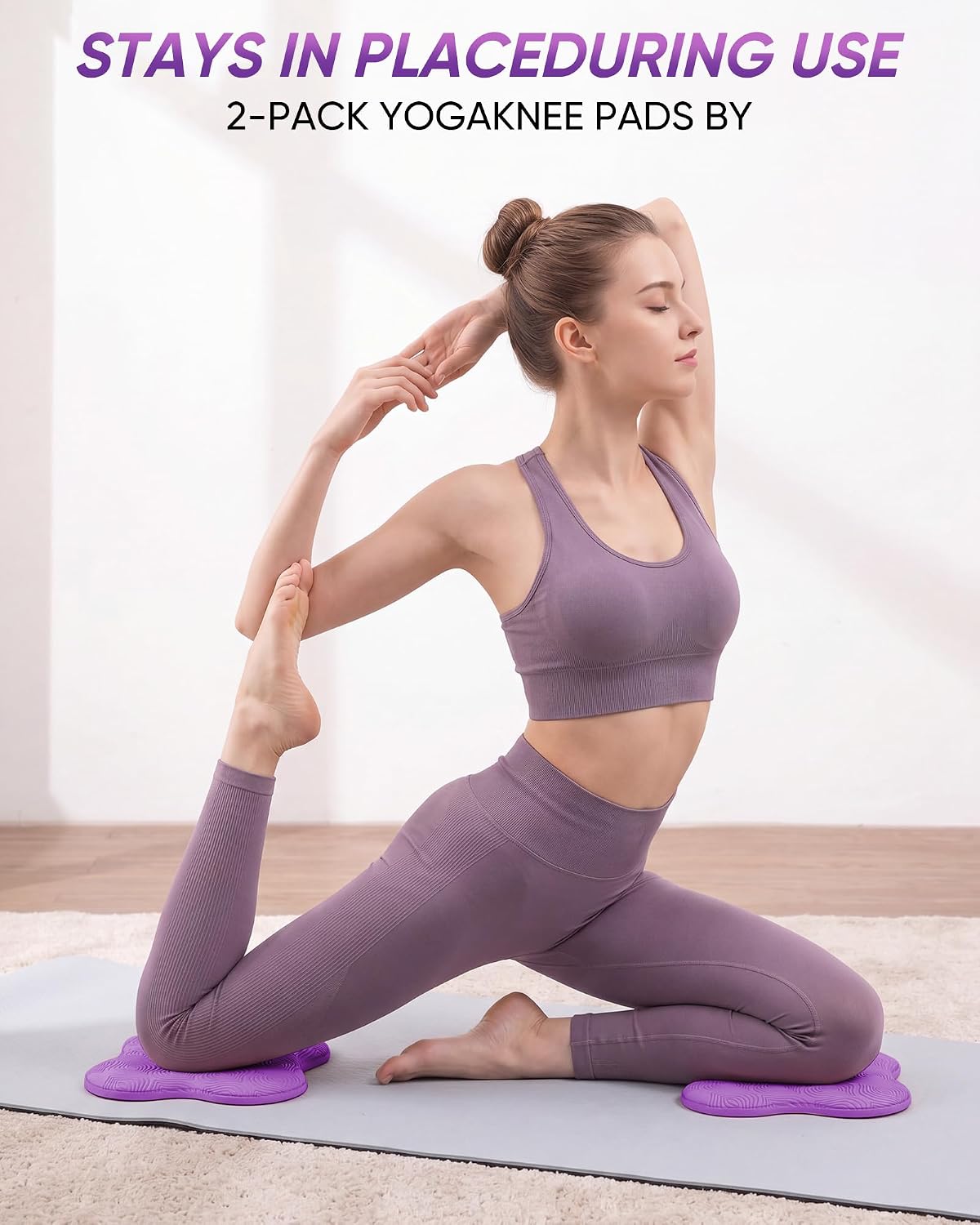 2 packs Yoga Knee Pad Mats Extra Thick for Knees Elbows Wrist Hands Head Foam Pilates Kneeling pad Yoga Knee Cushion Thick Exercise Pads for Knees Elbows Wrist Hands Head Foam Pilates Kneeling pad，Support Foam Pads for Women and Men