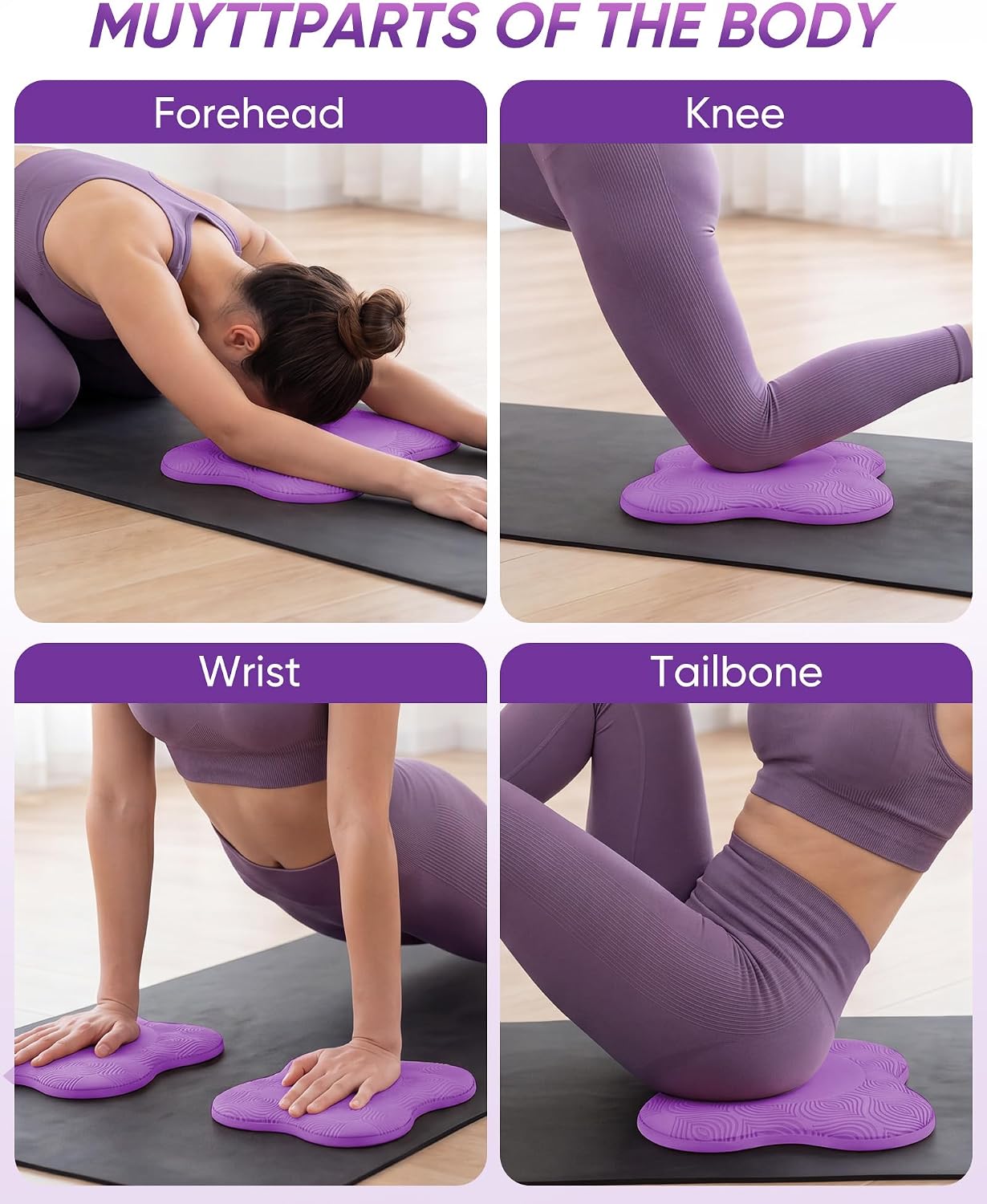 2 packs Yoga Knee Pad Mats Extra Thick for Knees Elbows Wrist Hands Head Foam Pilates Kneeling pad Yoga Knee Cushion Thick Exercise Pads for Knees Elbows Wrist Hands Head Foam Pilates Kneeling pad，Support Foam Pads for Women and Men